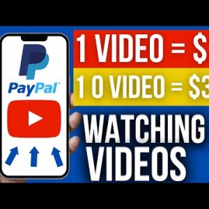 Earn $30.00 PayPal Money Watching YouTube Videos (Free PayPal Money) PayPal 2022 (PayPal FREE Money)