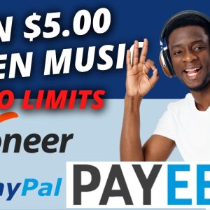 Earn $5.14 just by listening to music ( earn payeer money listening to music